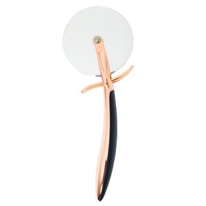 Pizza Cutter, Stainless Steel Cutter, Rose Gold